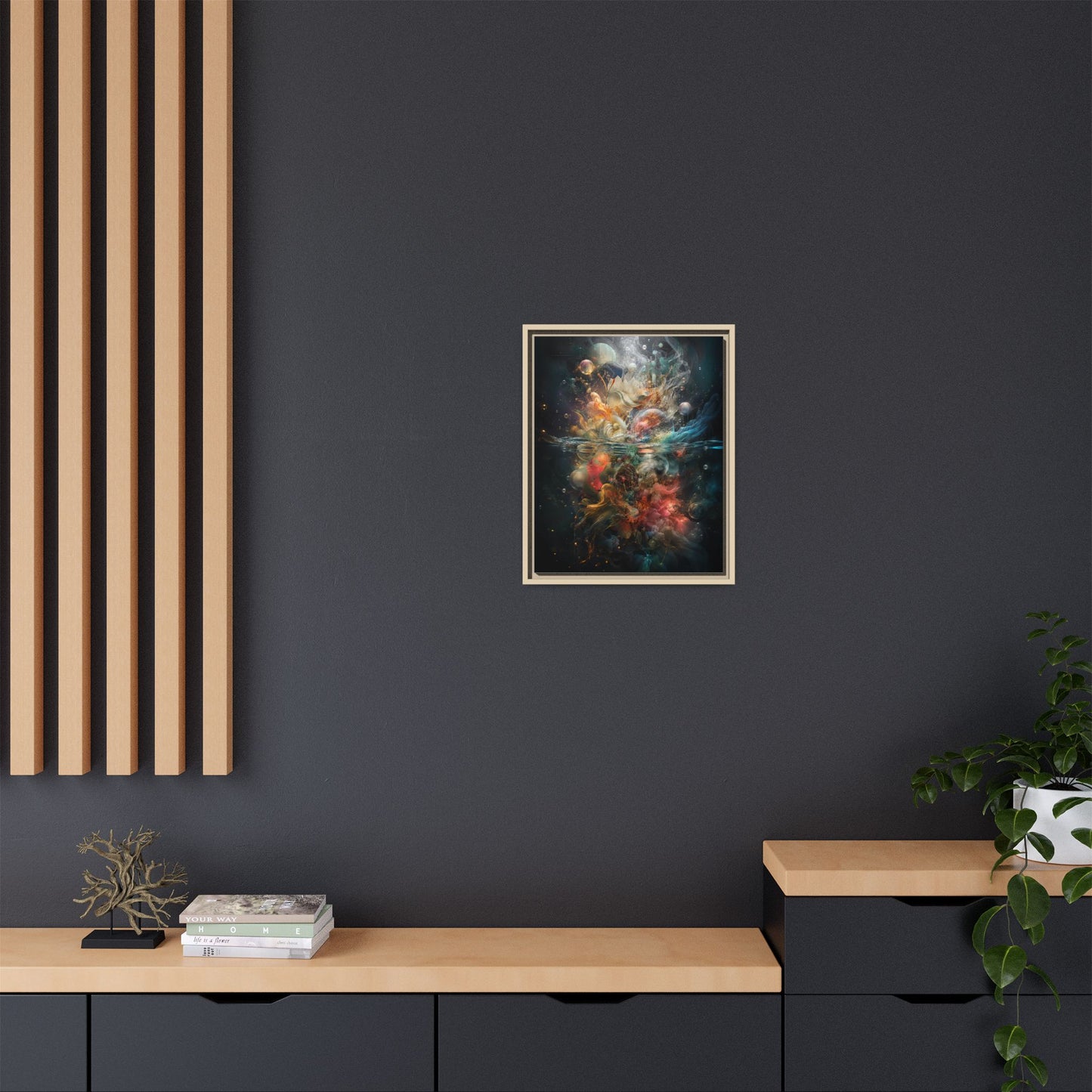 Copy of Hope Is Always With Me Canvas | Celestial Grief Healing Wall Art