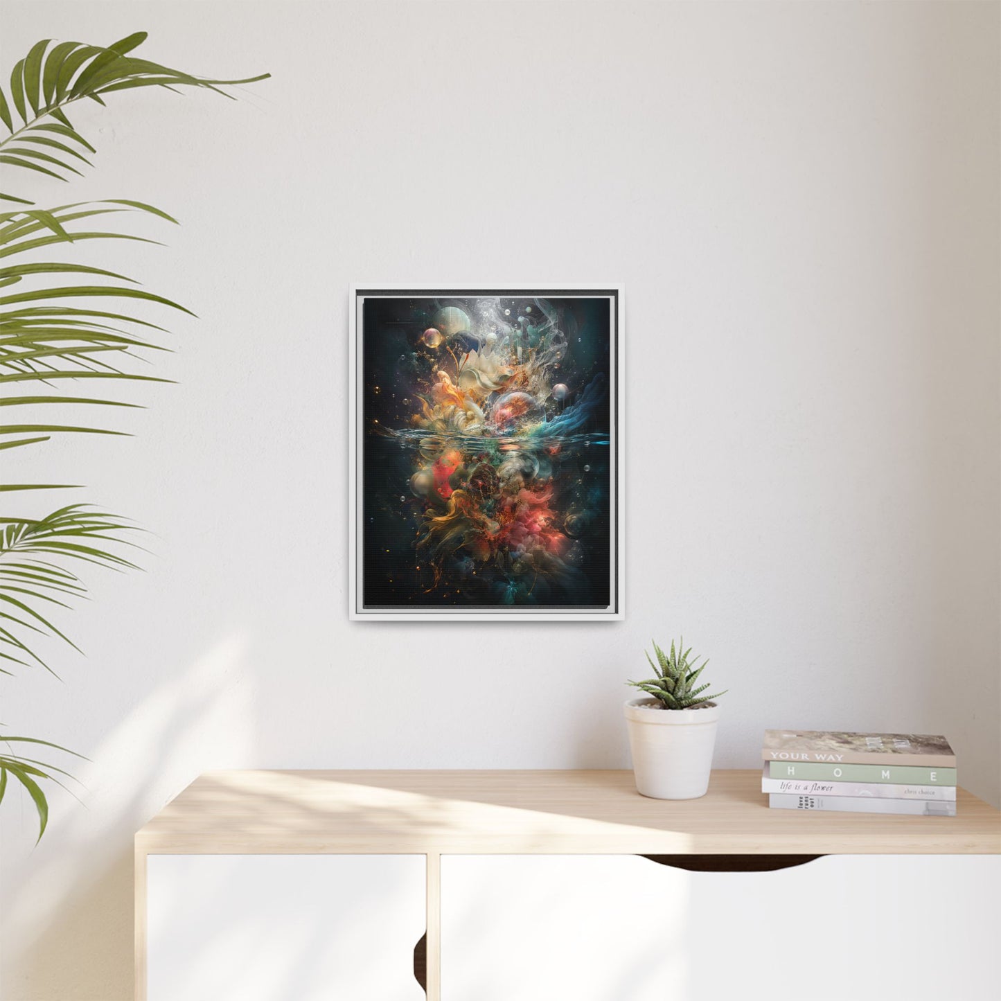 Copy of Hope Is Always With Me Canvas | Celestial Grief Healing Wall Art