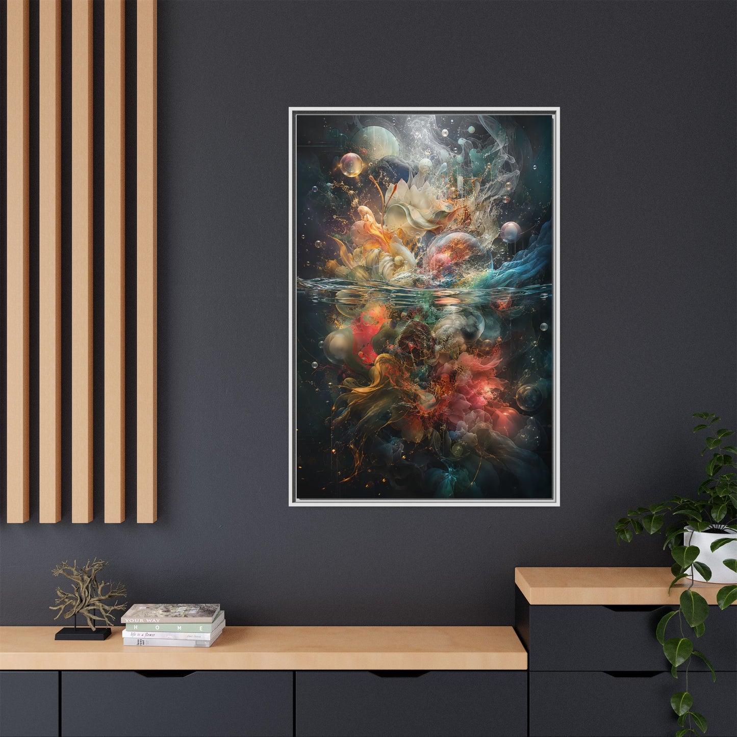 Copy of Hope Is Always With Me Canvas | Celestial Grief Healing Wall Art