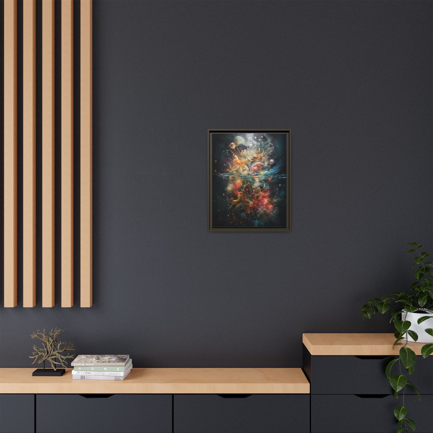 Copy of Hope Is Always With Me Canvas | Celestial Grief Healing Wall Art