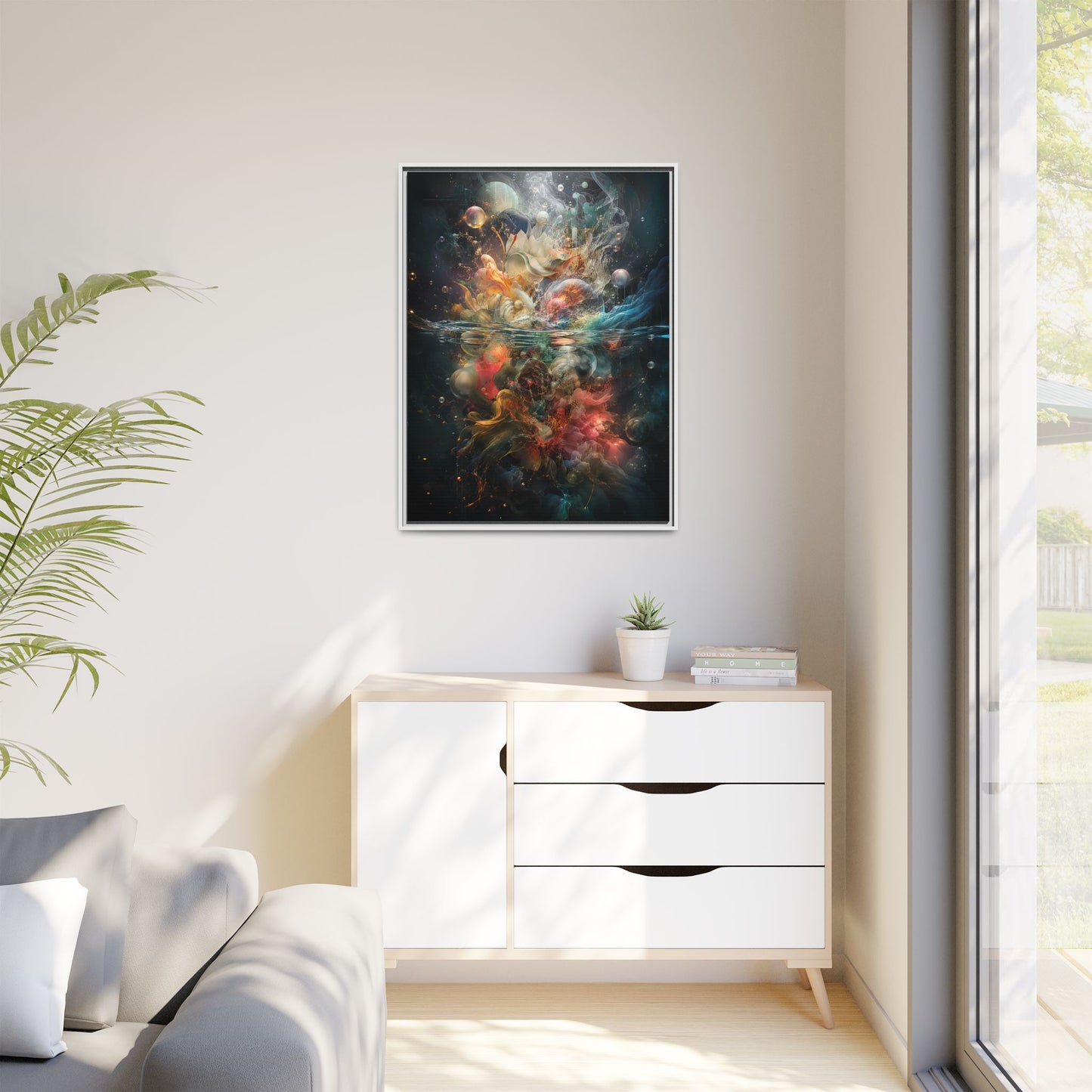 Copy of Hope Is Always With Me Canvas | Celestial Grief Healing Wall Art