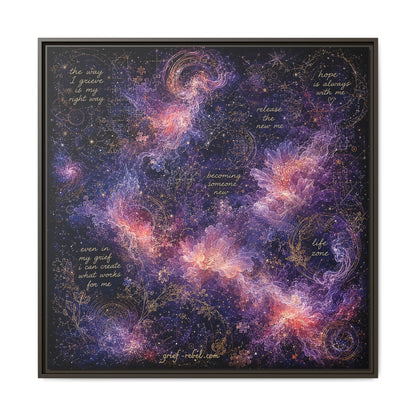 Becoming Someone New Canvas | Inspirational Grief Healing Wall Art