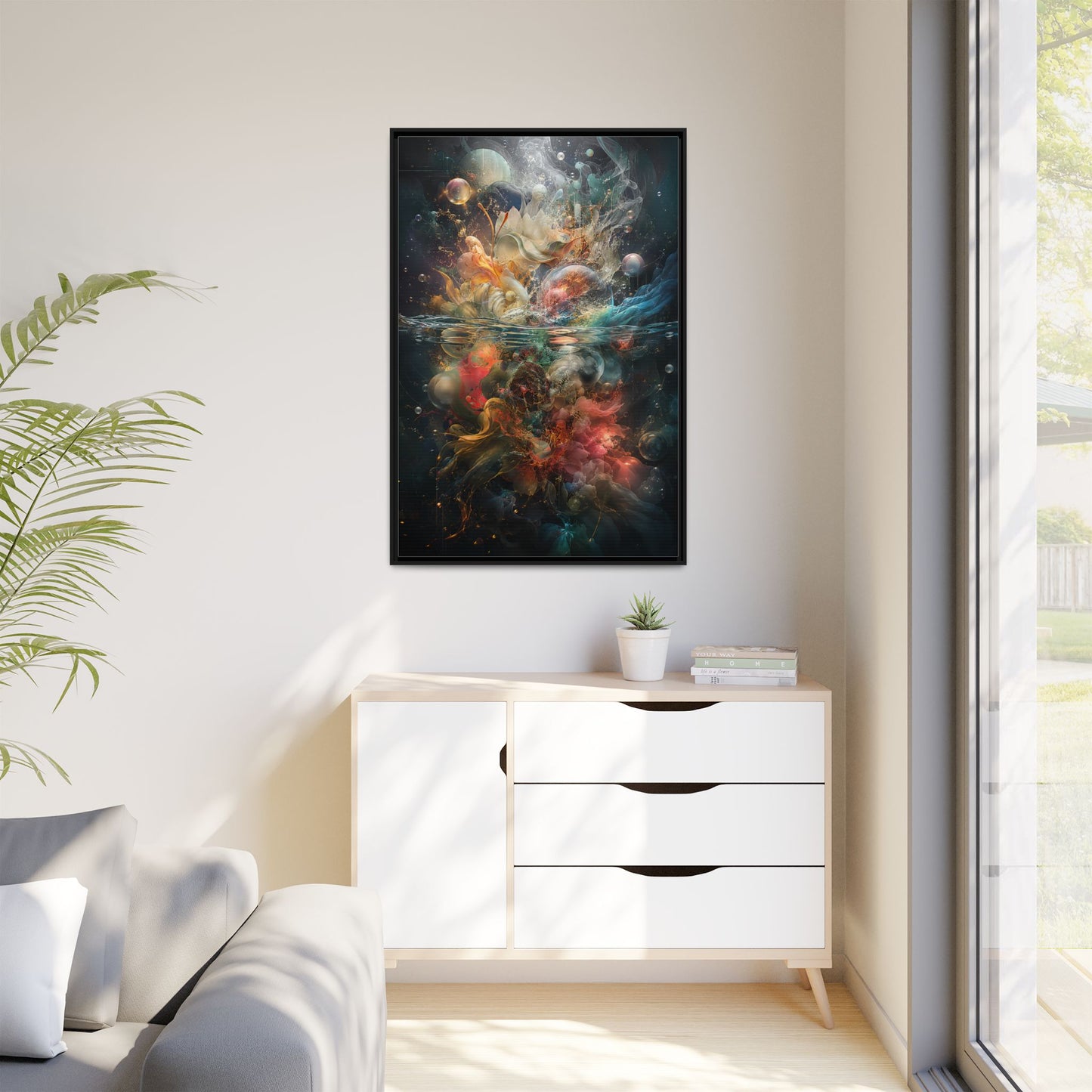 Copy of Hope Is Always With Me Canvas | Celestial Grief Healing Wall Art