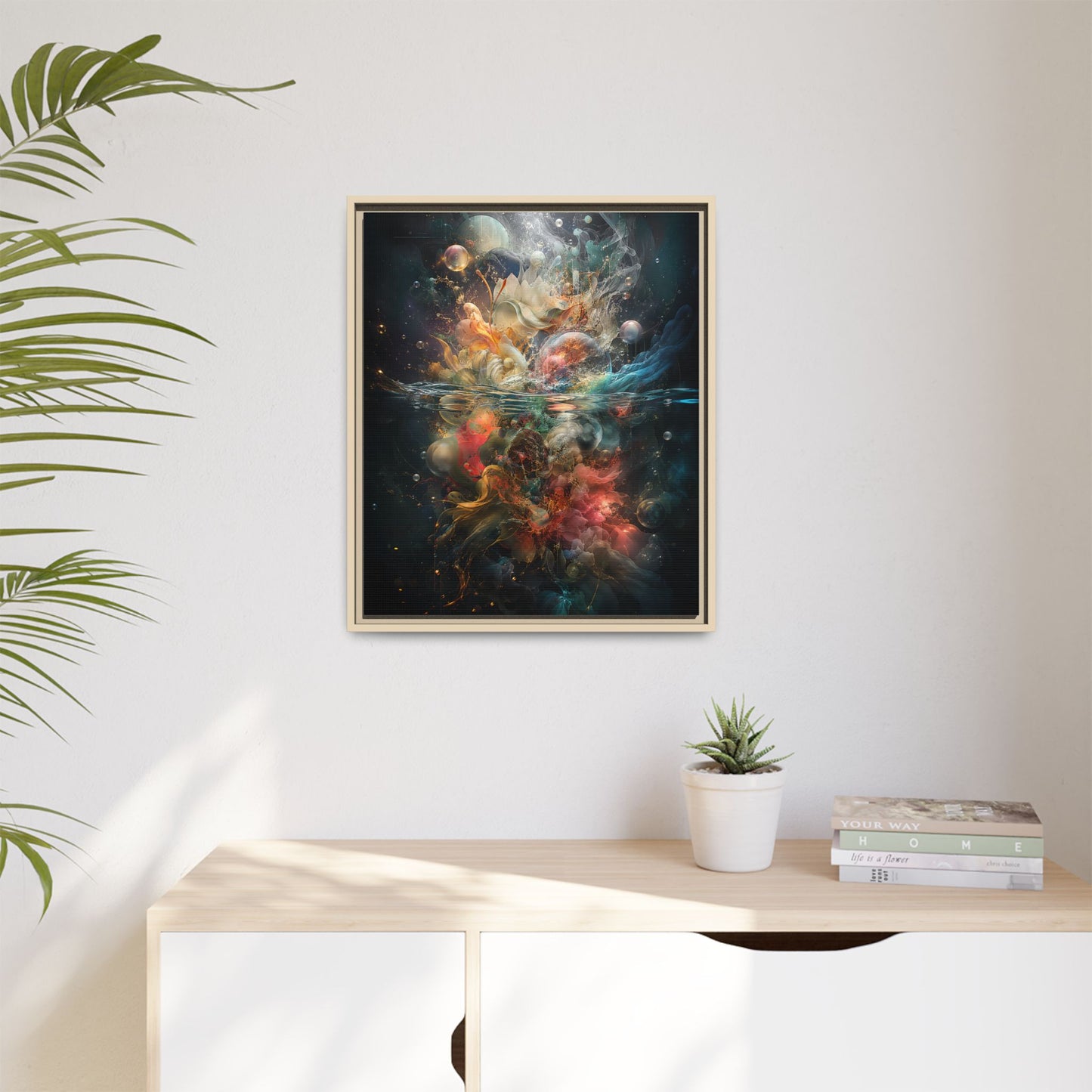 Copy of Hope Is Always With Me Canvas | Celestial Grief Healing Wall Art
