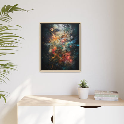 Copy of Hope Is Always With Me Canvas | Celestial Grief Healing Wall Art