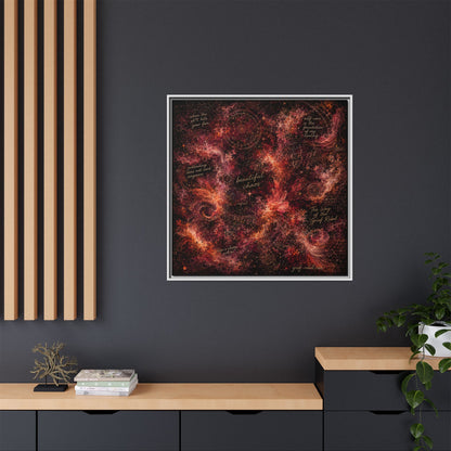 Beautiful Chaos Canvas | Grief Rebel Healing Art for After Loss