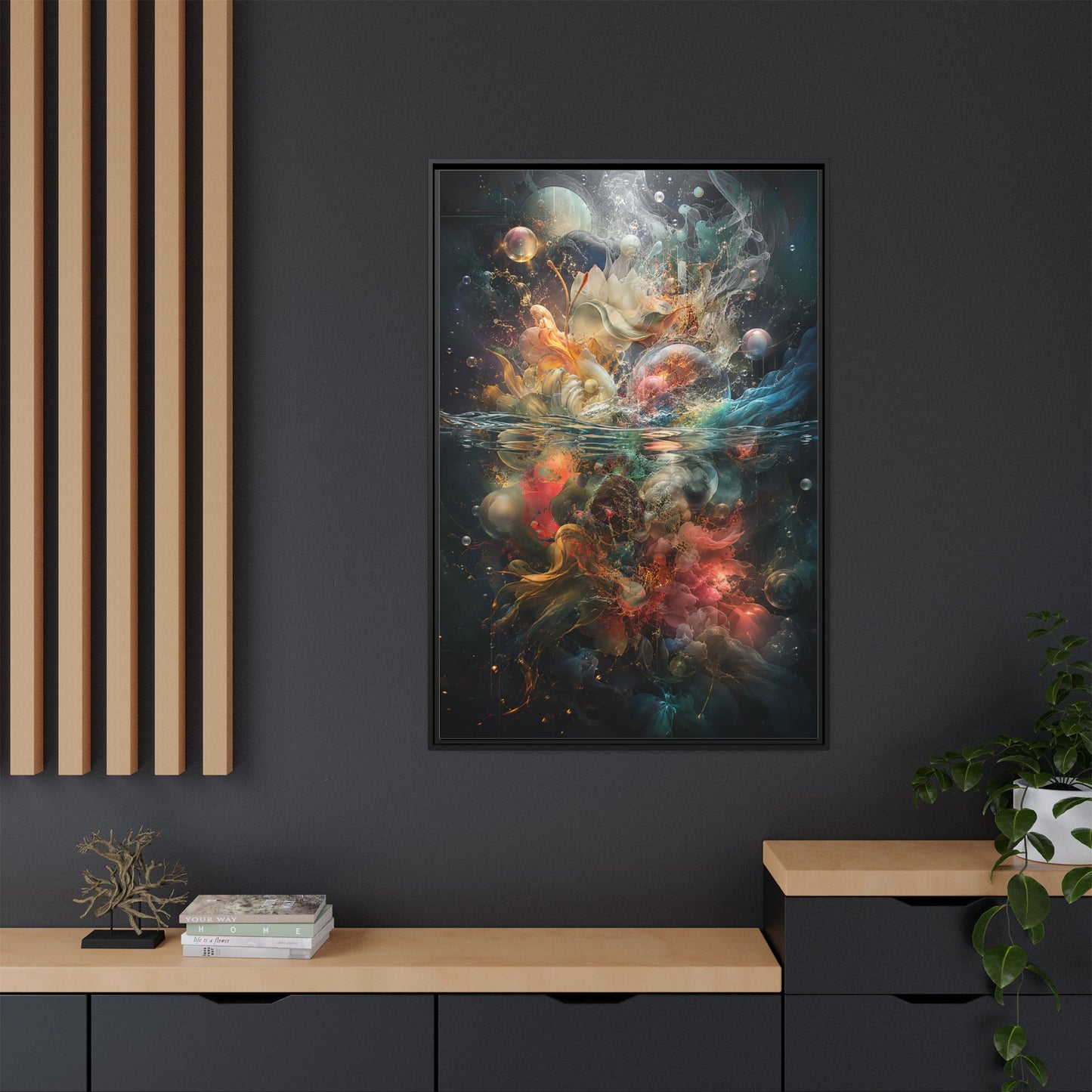 Copy of Hope Is Always With Me Canvas | Celestial Grief Healing Wall Art