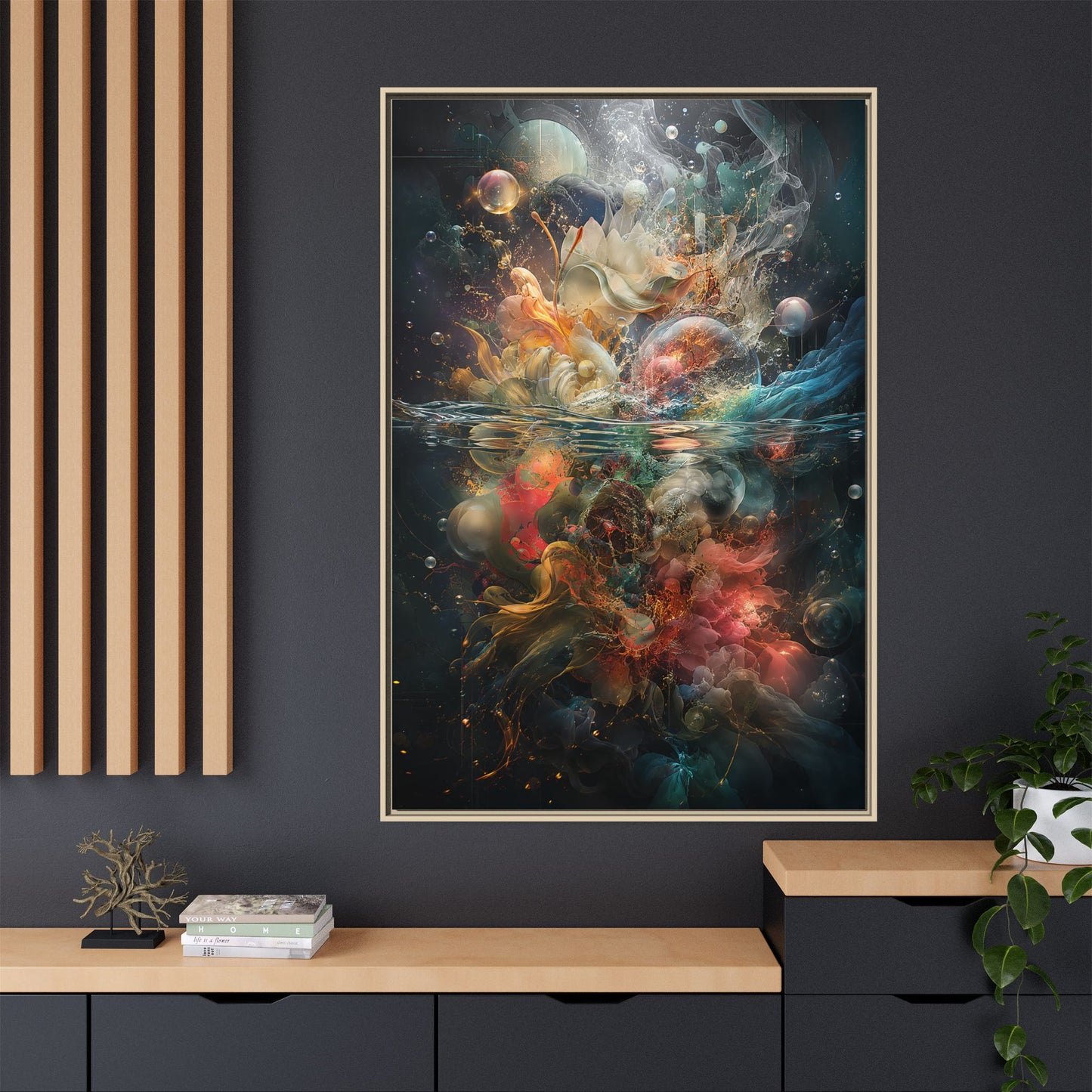 Copy of Hope Is Always With Me Canvas | Celestial Grief Healing Wall Art