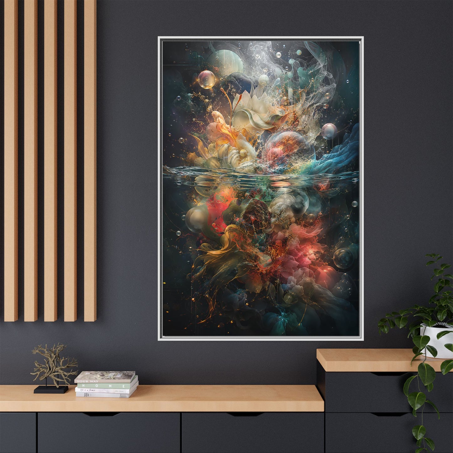 Copy of Hope Is Always With Me Canvas | Celestial Grief Healing Wall Art