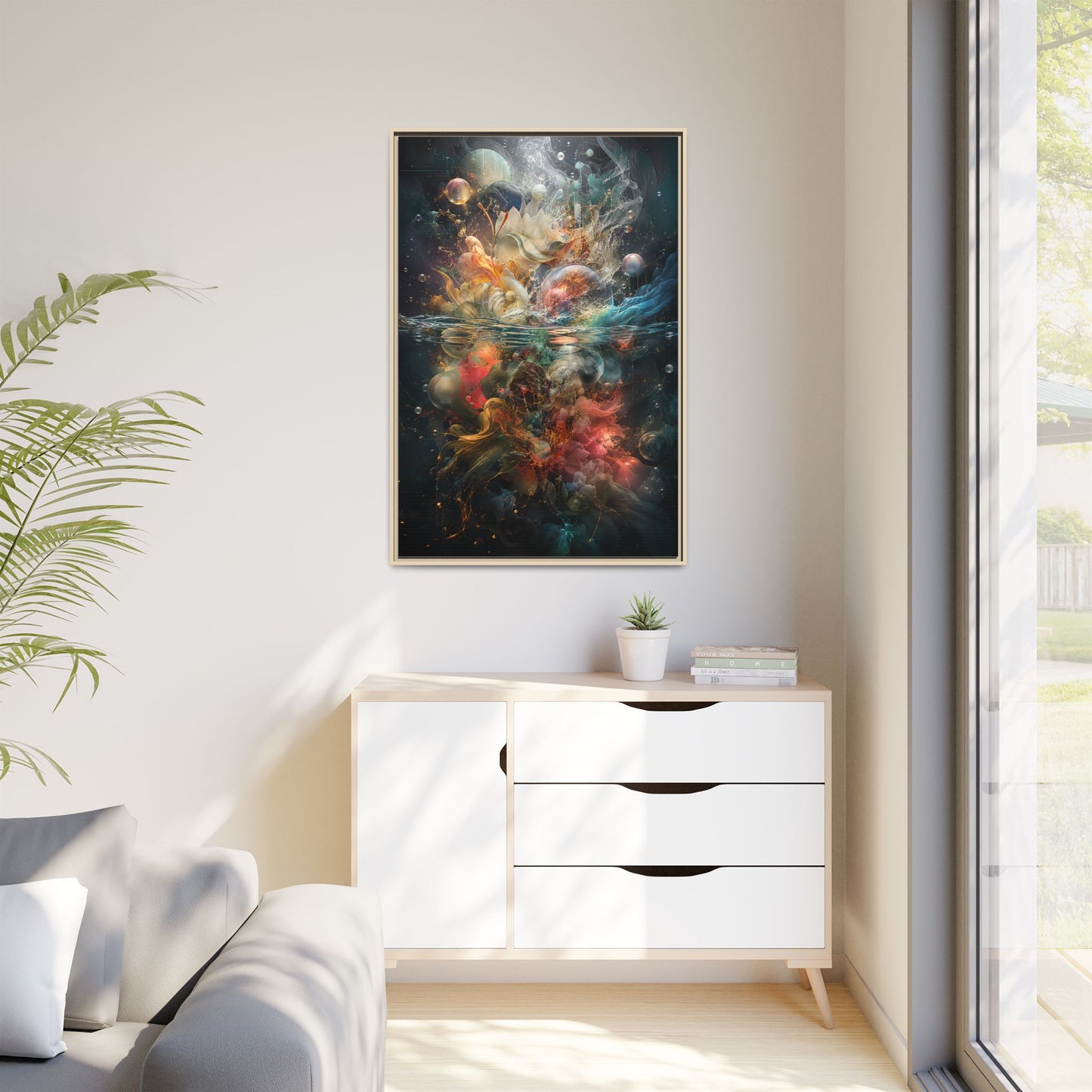 Copy of Hope Is Always With Me Canvas | Celestial Grief Healing Wall Art