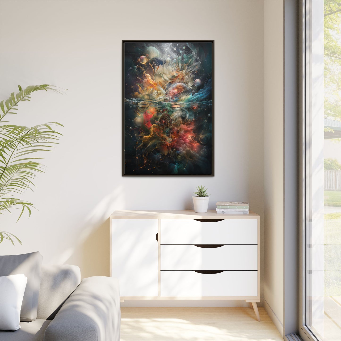Copy of Hope Is Always With Me Canvas | Celestial Grief Healing Wall Art