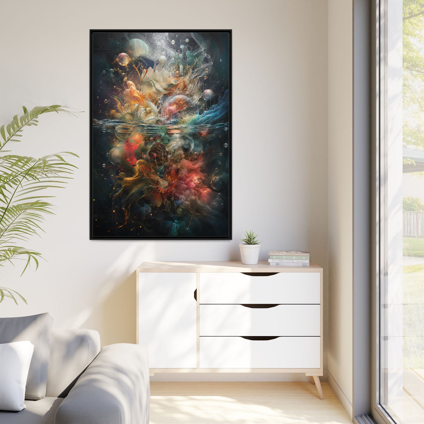 Copy of Hope Is Always With Me Canvas | Celestial Grief Healing Wall Art