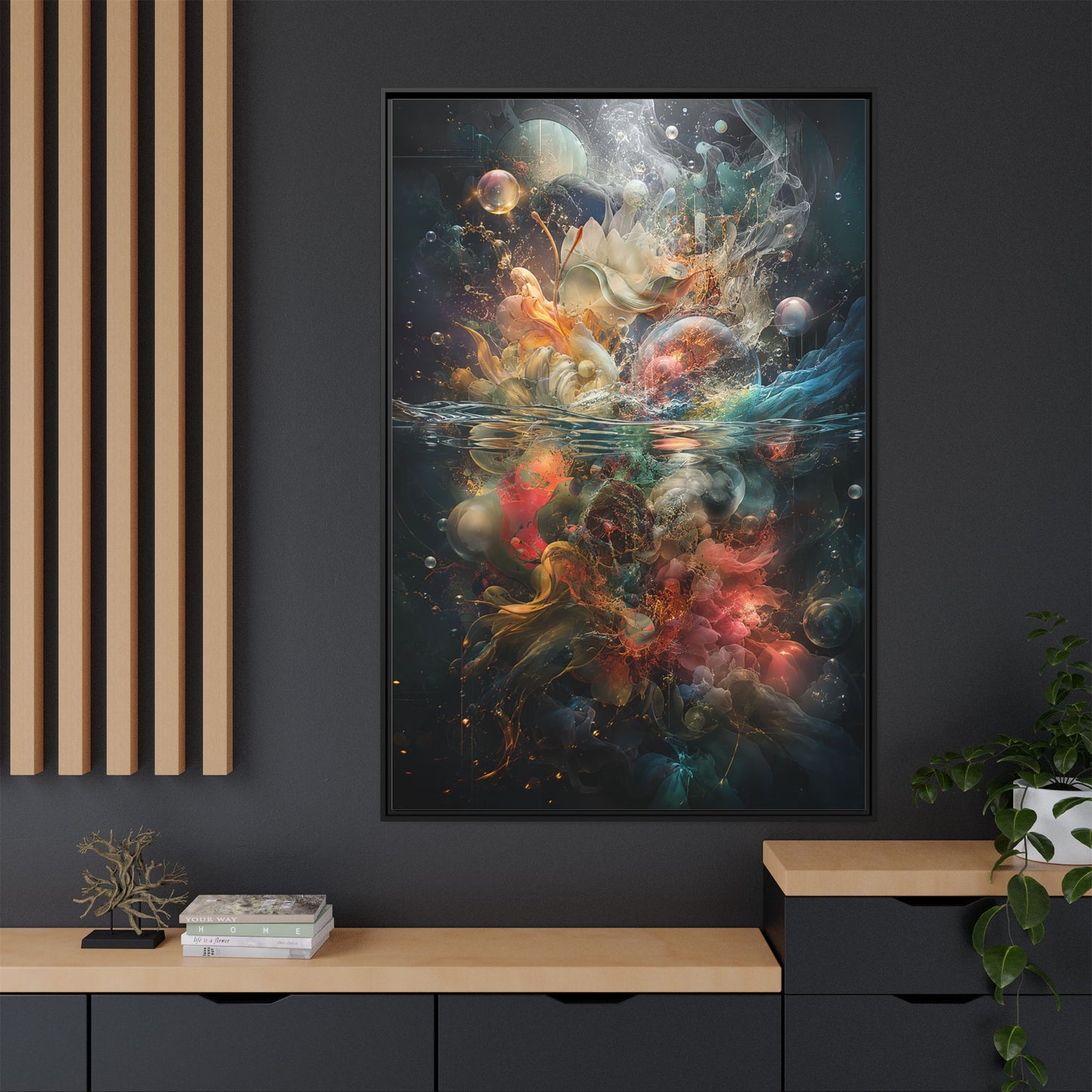 Copy of Hope Is Always With Me Canvas | Celestial Grief Healing Wall Art