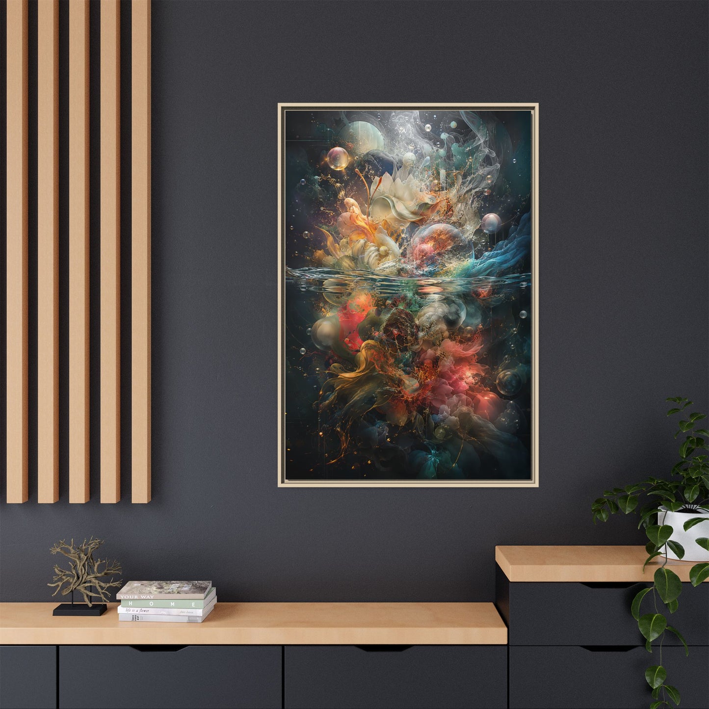 Copy of Hope Is Always With Me Canvas | Celestial Grief Healing Wall Art