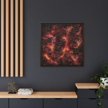 Beautiful Chaos Canvas | Grief Rebel Healing Art for After Loss