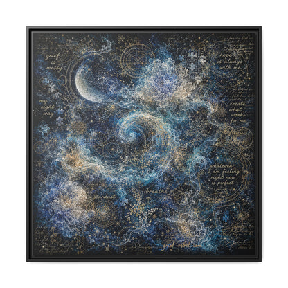 Hope Is Always With Me Canvas | Celestial Grief Healing Wall Art