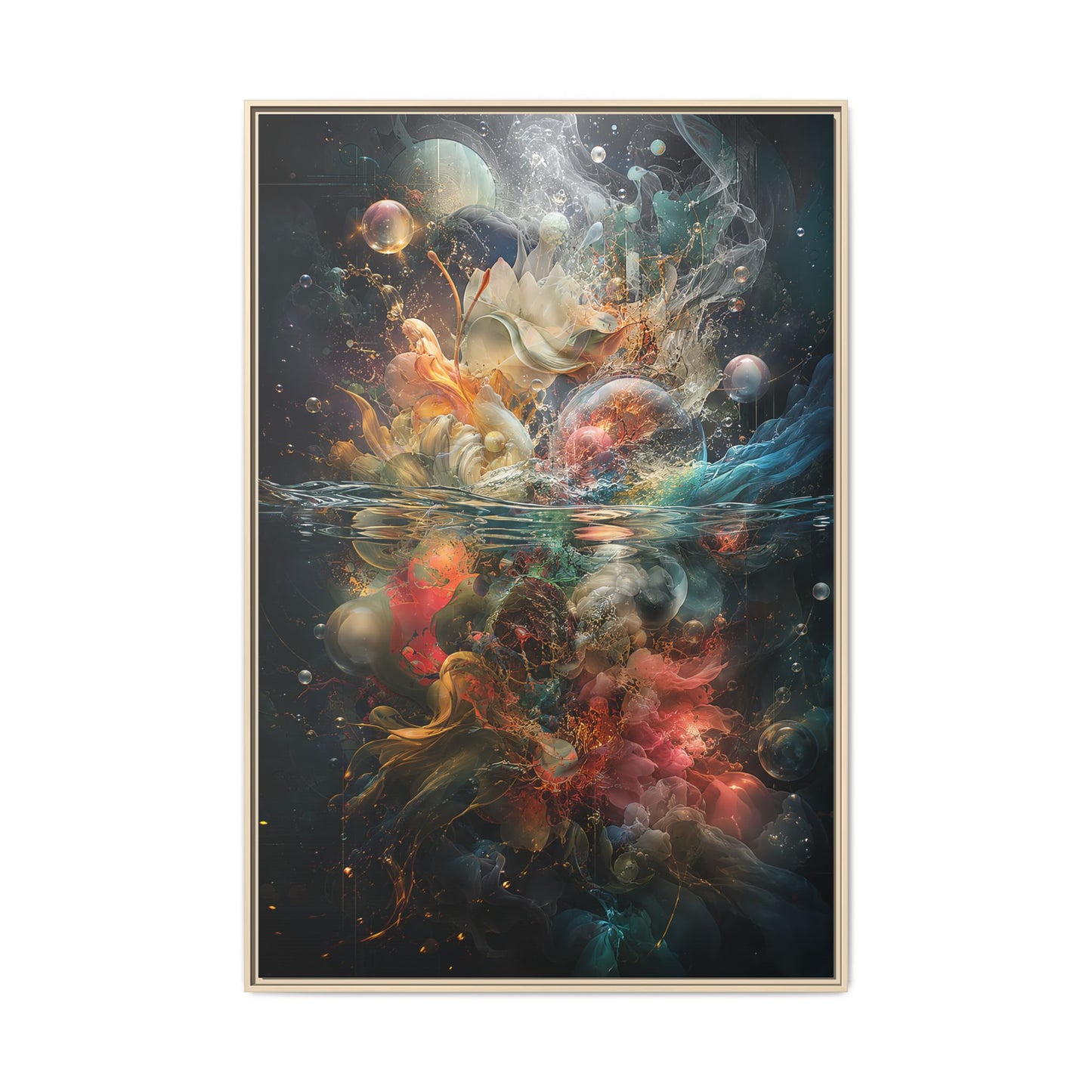 Copy of Hope Is Always With Me Canvas | Celestial Grief Healing Wall Art