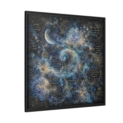 Hope Is Always With Me Canvas | Celestial Grief Healing Wall Art
