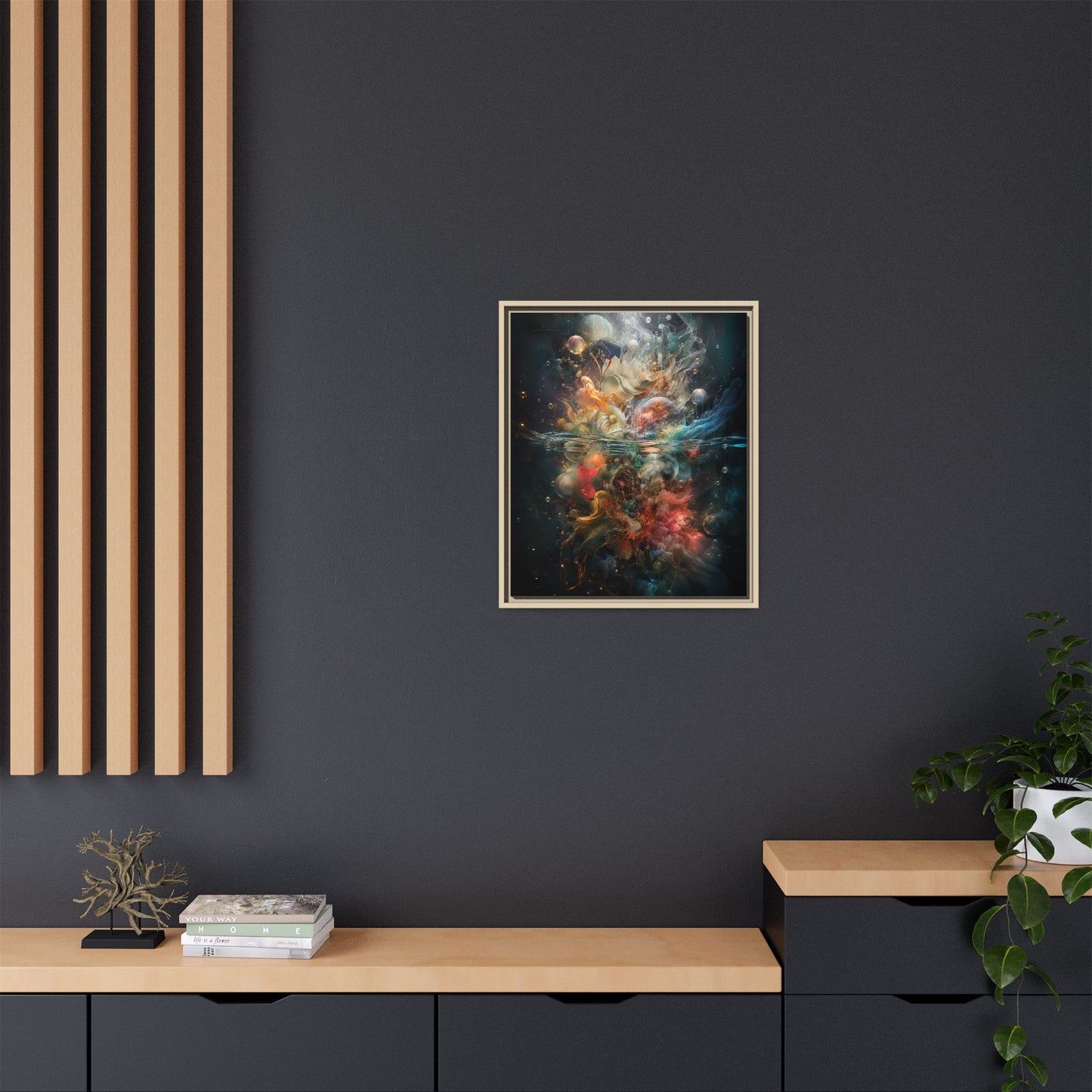 Copy of Hope Is Always With Me Canvas | Celestial Grief Healing Wall Art
