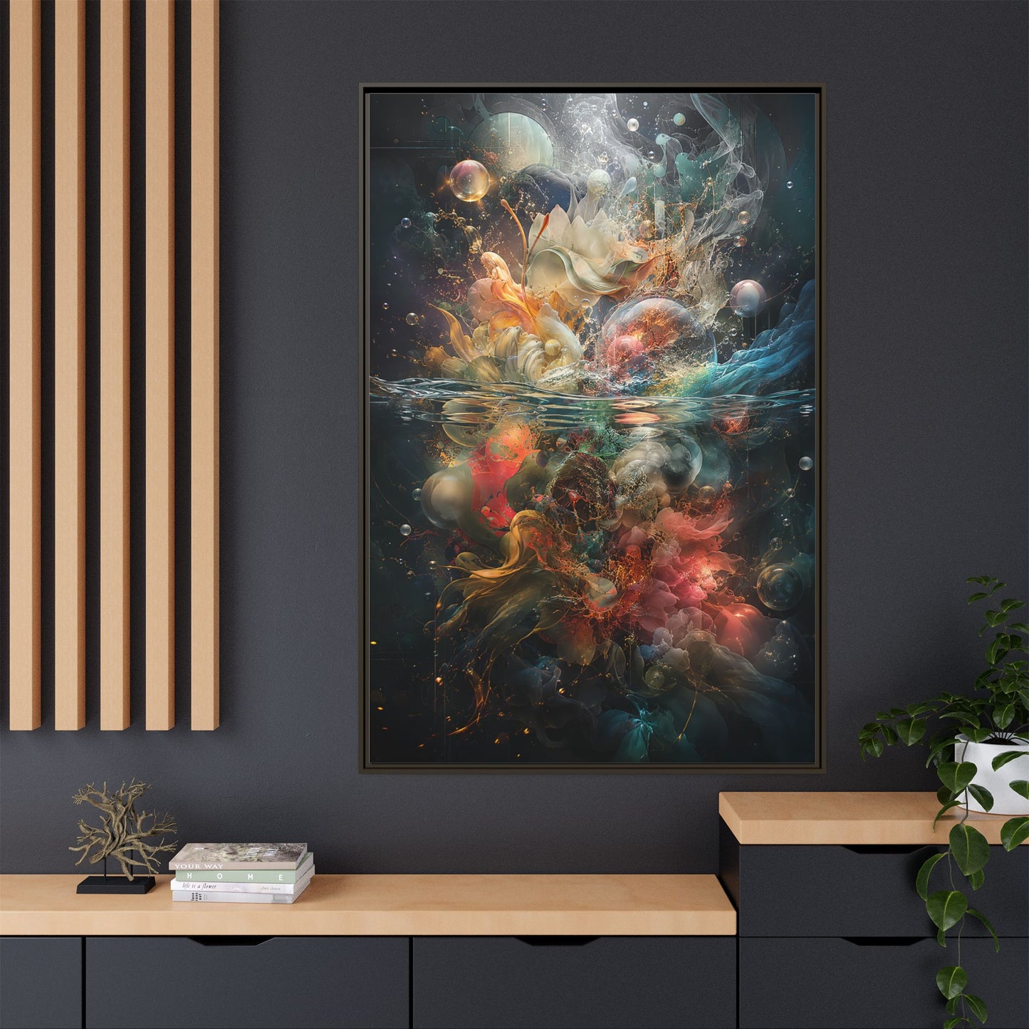Copy of Hope Is Always With Me Canvas | Celestial Grief Healing Wall Art