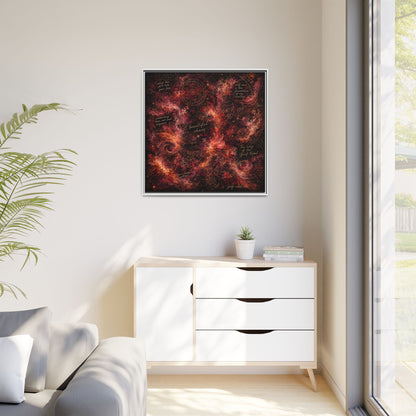 Beautiful Chaos Canvas | Grief Rebel Healing Art for After Loss