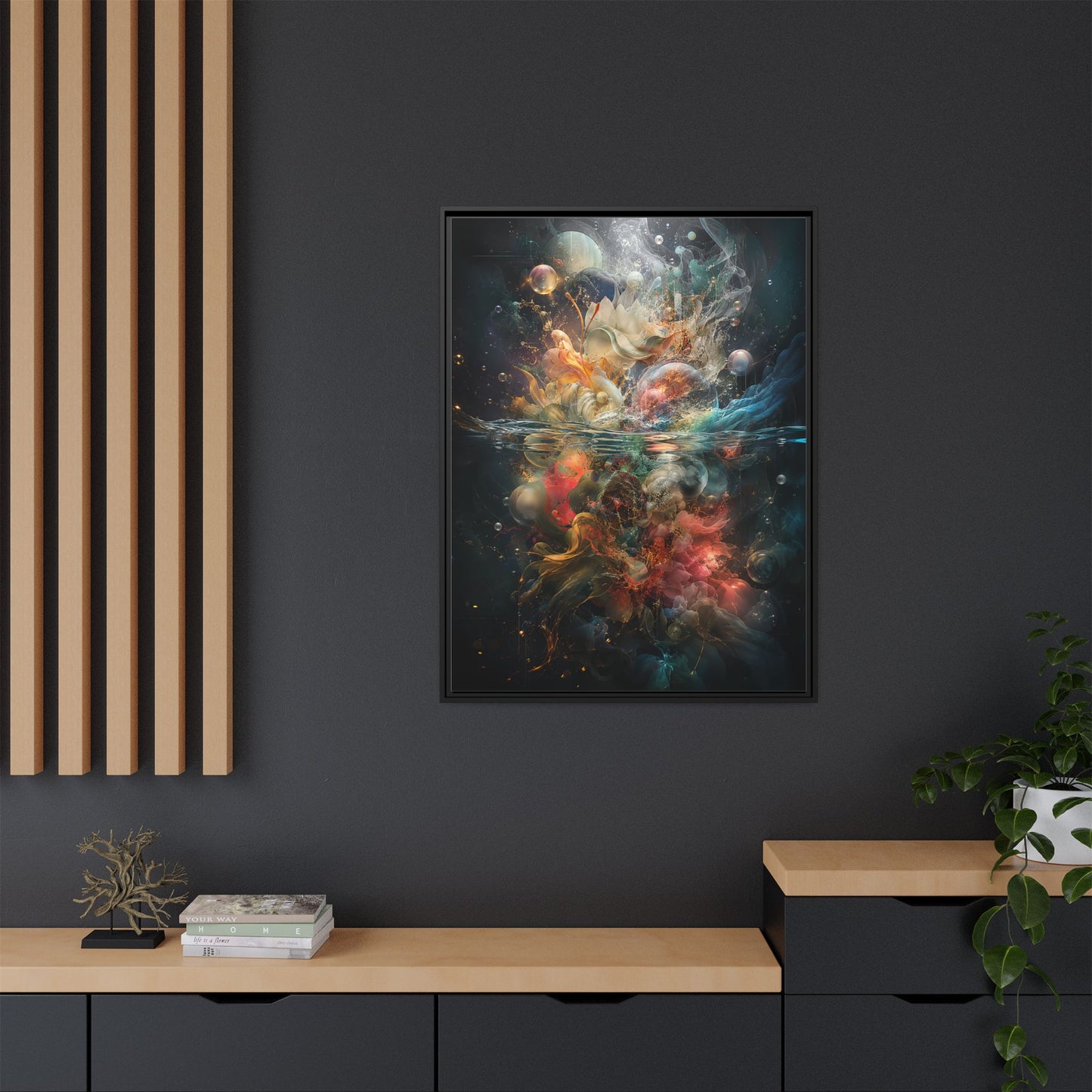 Copy of Hope Is Always With Me Canvas | Celestial Grief Healing Wall Art