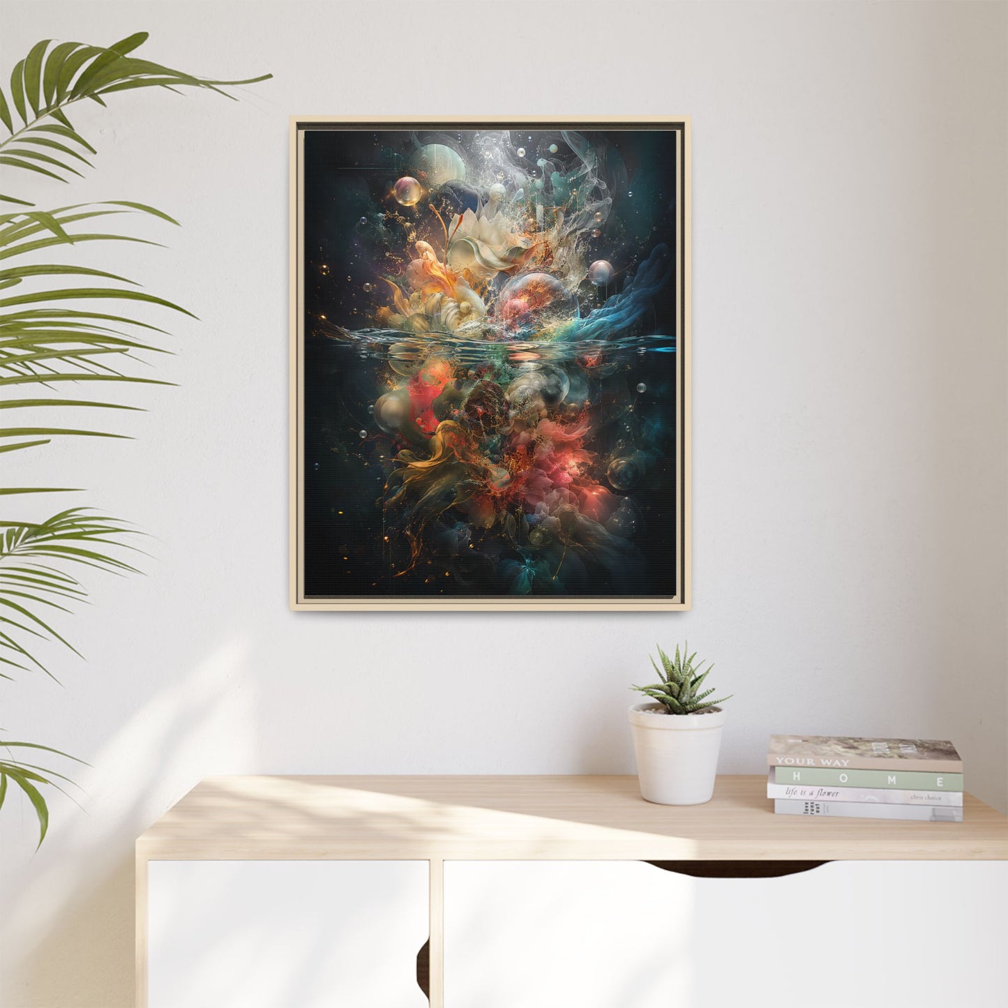 Copy of Hope Is Always With Me Canvas | Celestial Grief Healing Wall Art