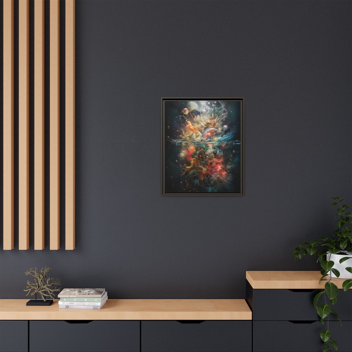 Copy of Hope Is Always With Me Canvas | Celestial Grief Healing Wall Art