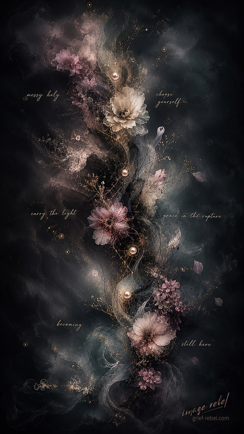 Alive Within the Ache — Grief Rebel Free Screensaver Download