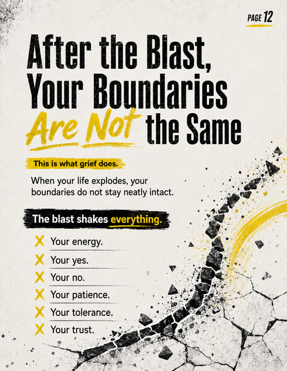 Badass Boundaries Workbook for Grief, Trauma & Loss | Grief Rebel