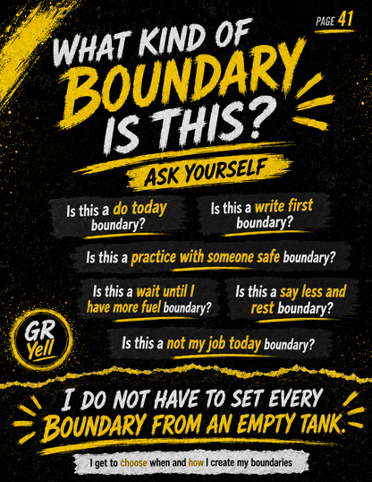 Badass Boundaries Workbook for Grief, Trauma & Loss | Grief Rebel